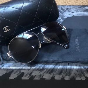 Chanel aviator sunglasses